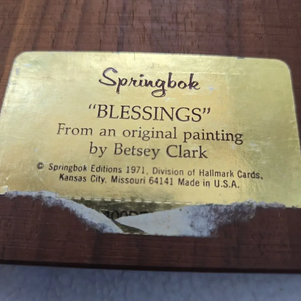 Wood Wall Plaque 